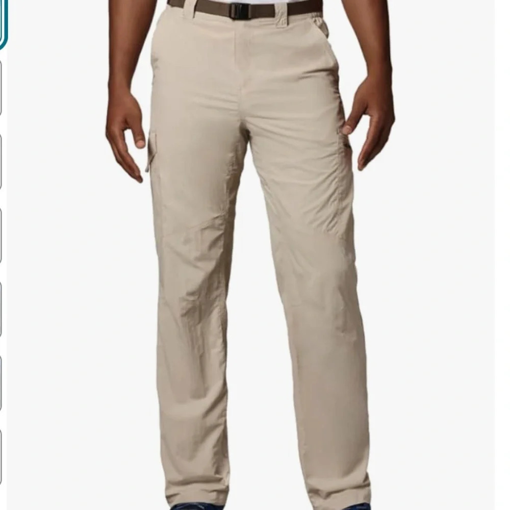 Columbia Men's Silver Ridge Cargo Pant Fossil Size 40x32